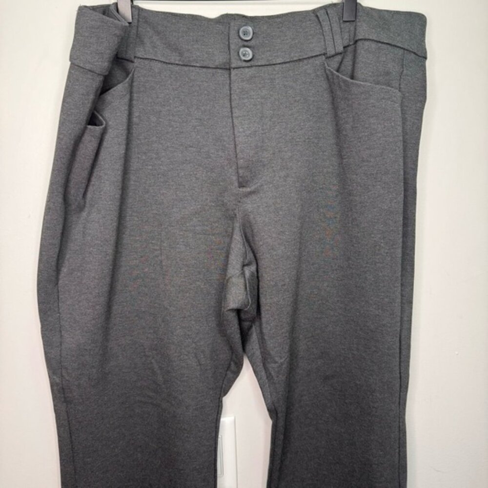 Torrid Trouser Boot Studio Luxe Ponte Mid-Rise Pant Size 24 - Picture 9 of 15